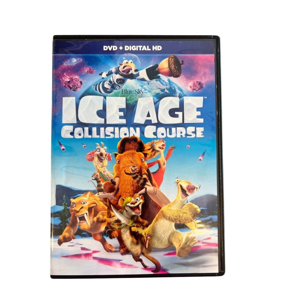 Ice Age Collision Course DVD Digital HD Pre-Owned Family Adventure Movie